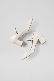 LK Bennett Floret Suede Pointed Toe Courts - Image 3 of 4