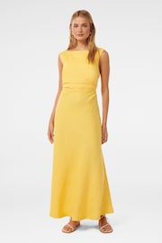 Forever New Yellow Pure Linen Tania Dress - Image 1 of 4