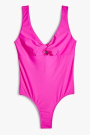Hush Pink Tara Twist Front Swimsuit - Image 4 of 4