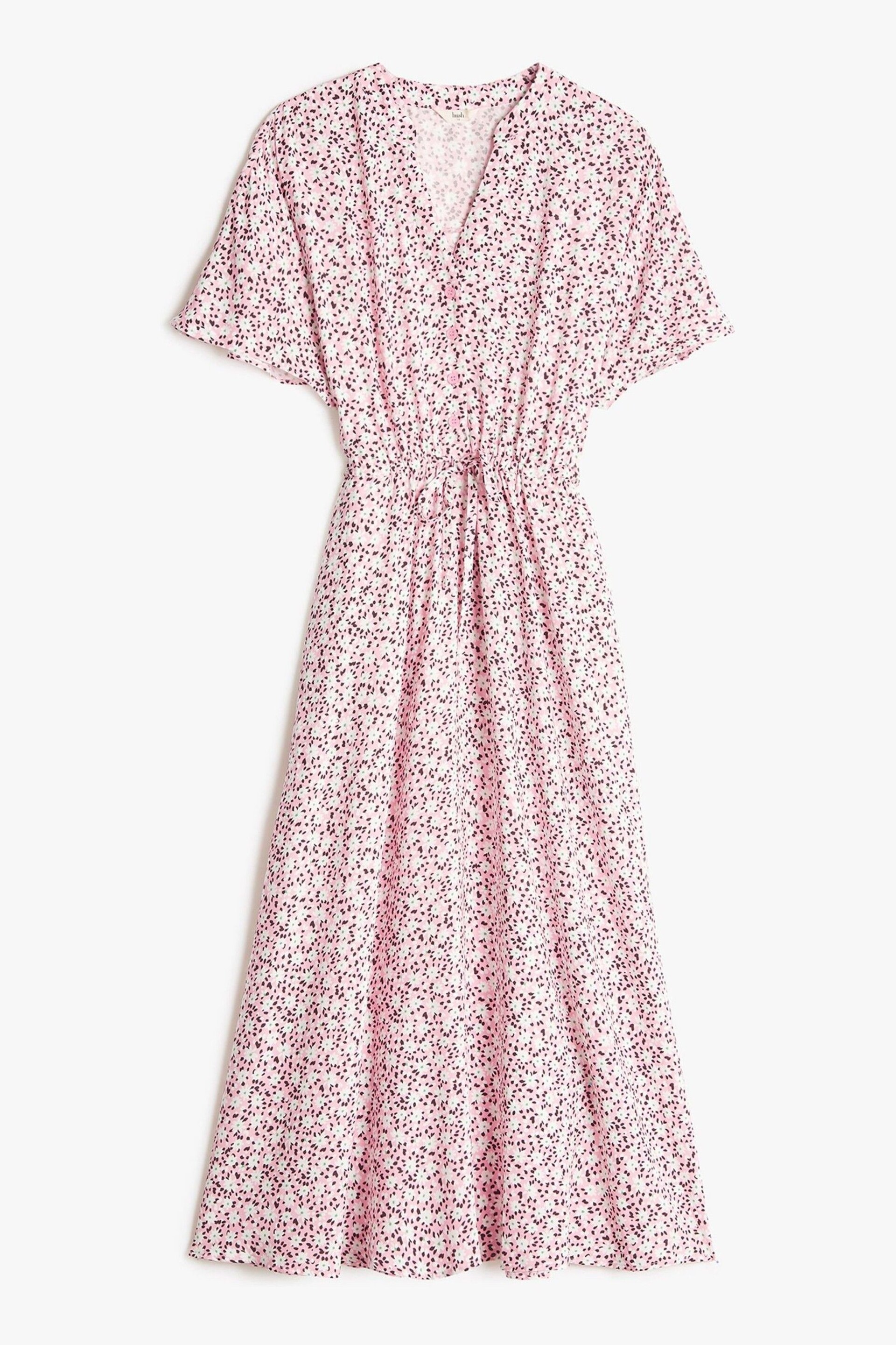 Hush Pink Yasmin Midi Dress - Image 3 of 3