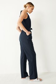 Hush Blue Kara Wrap Jumpsuit - Image 3 of 4