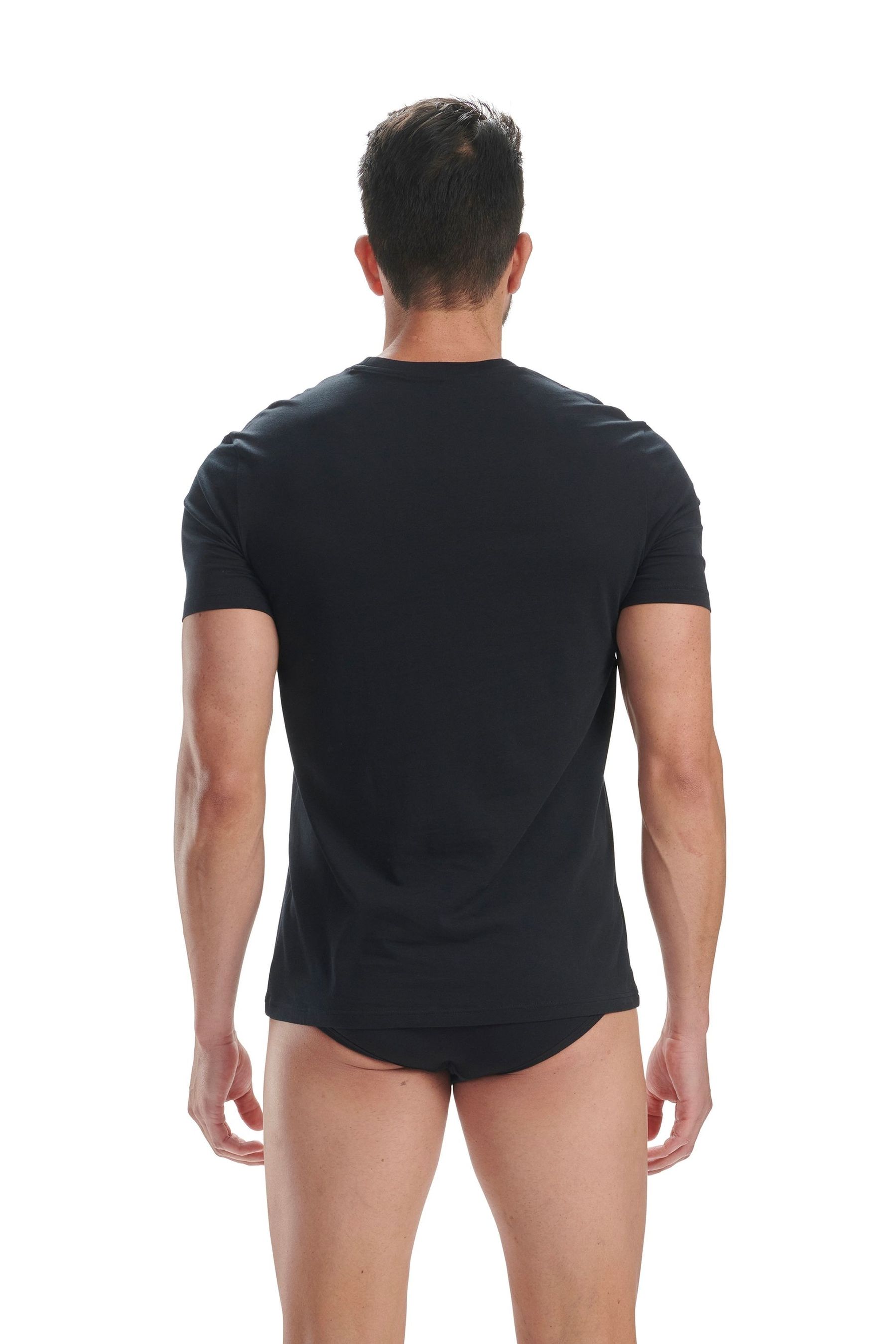Buy adidas Black Crew Neck 100 Cotton T Shirts 3 Pack from the Next UK online shop