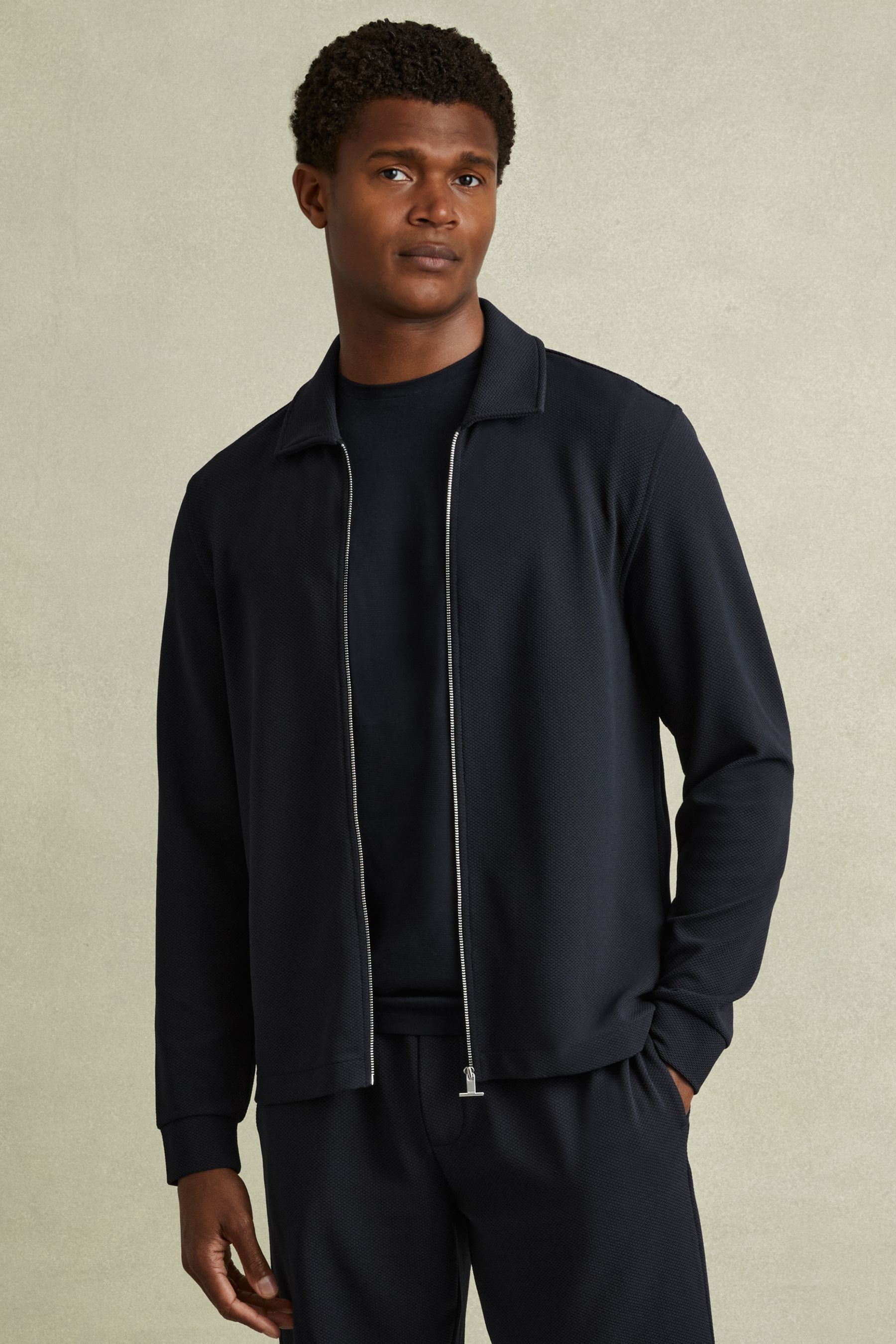 Reiss river jacket store