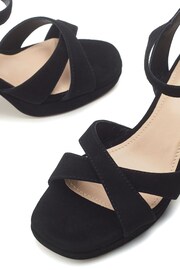 Moda in Pelle Marli Cross Over Block Heel Platform Sandals - Image 4 of 4