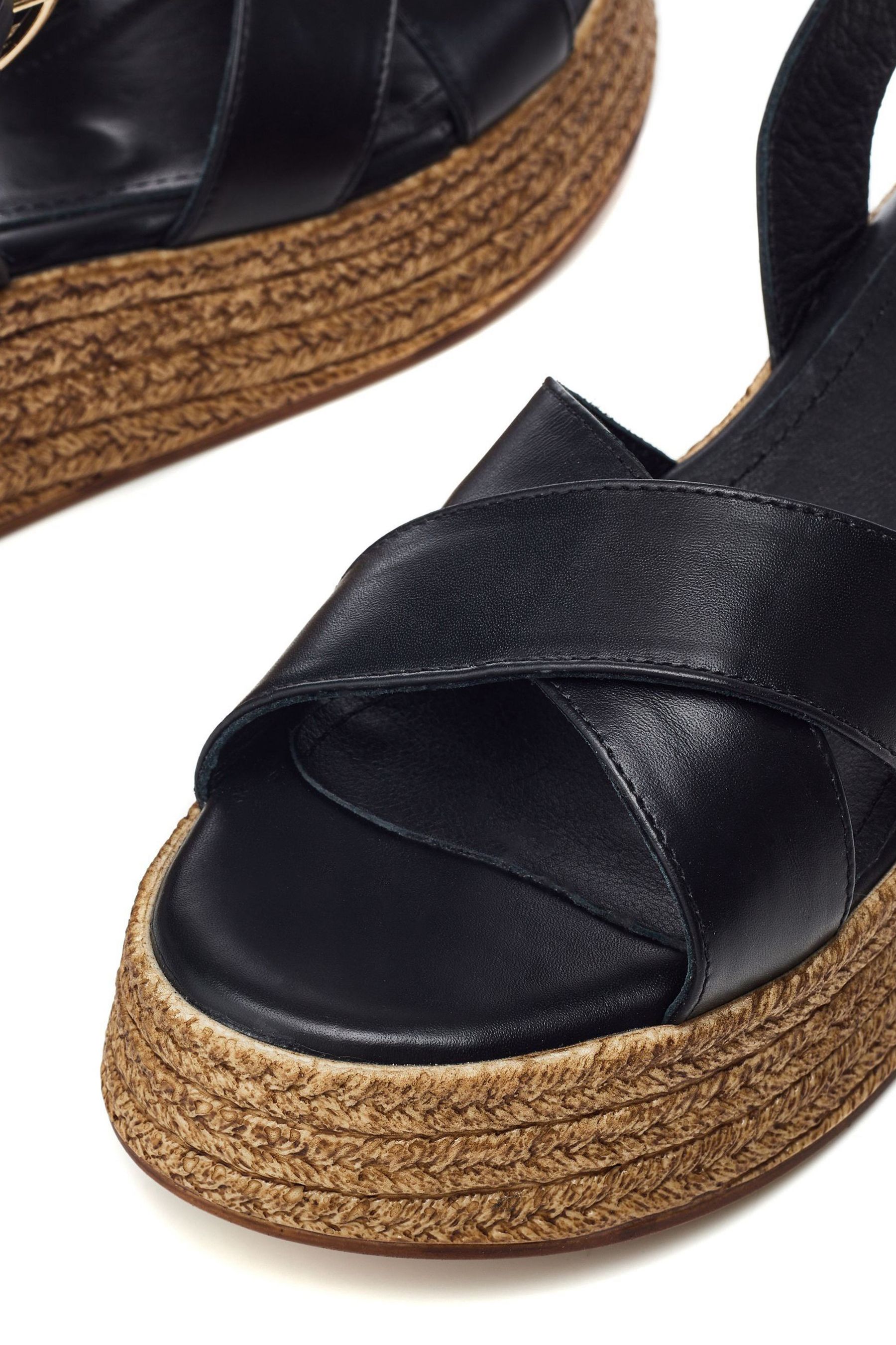 Moda in pelle wedge sandals online