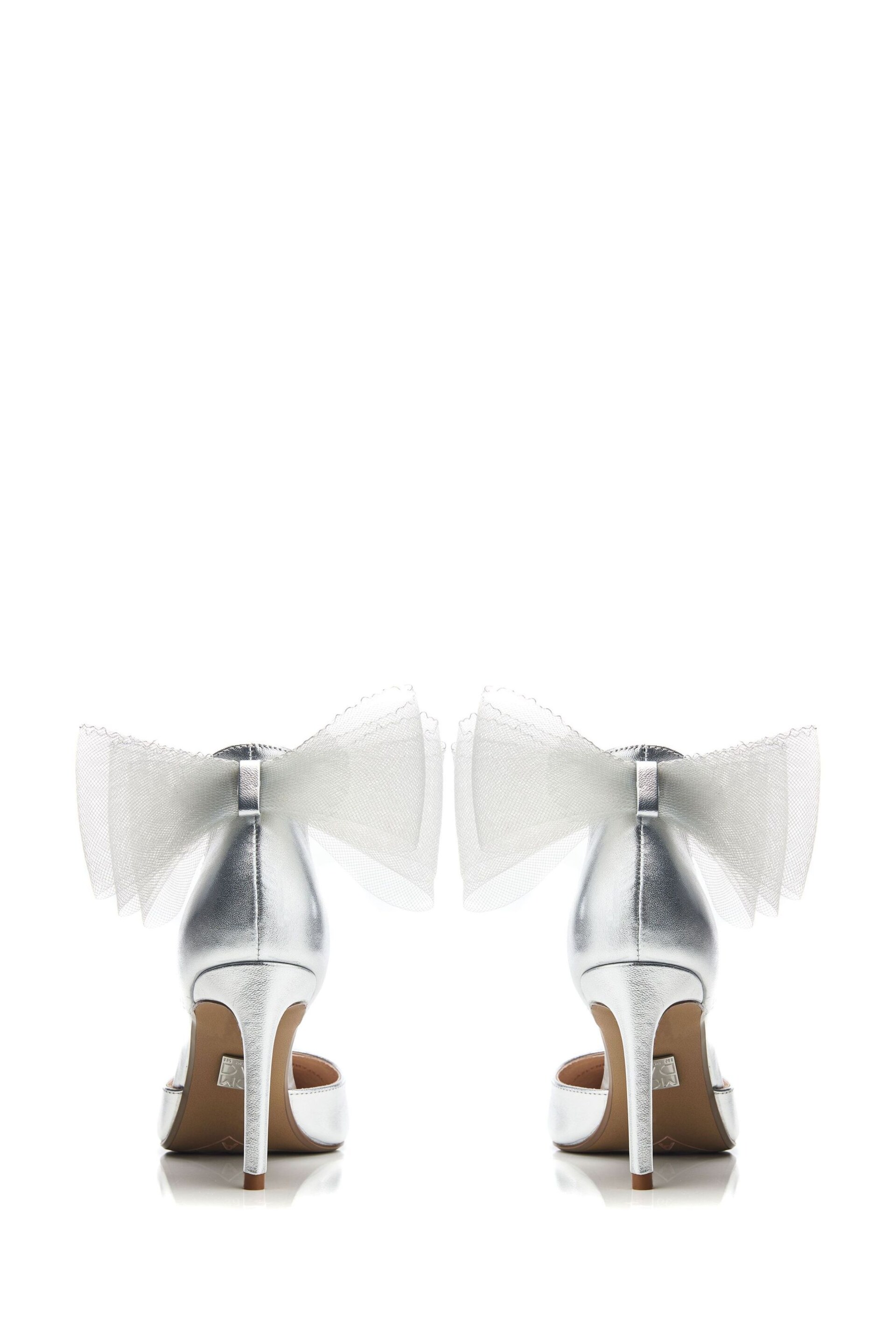 Moda in Pelle Jazlyne Stilletto Pointed Shoes With Bow Trim - Image 4 of 5