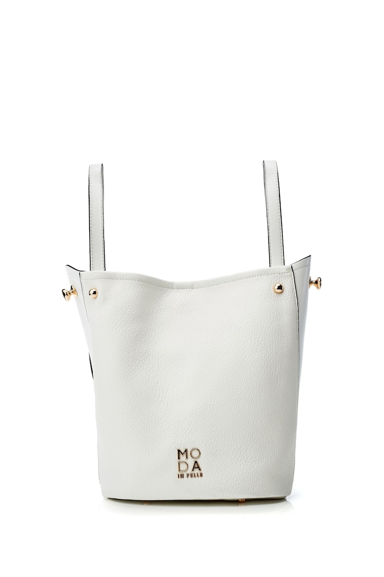 Moda in Pelle Jade Bucket Bag With Feature Strap - Image 2 of 4