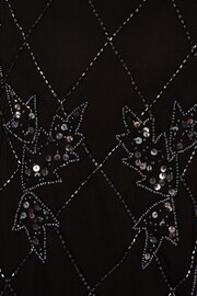 Adrianna Papell Studio Beaded Sheath Black Dress - Image 3 of 7