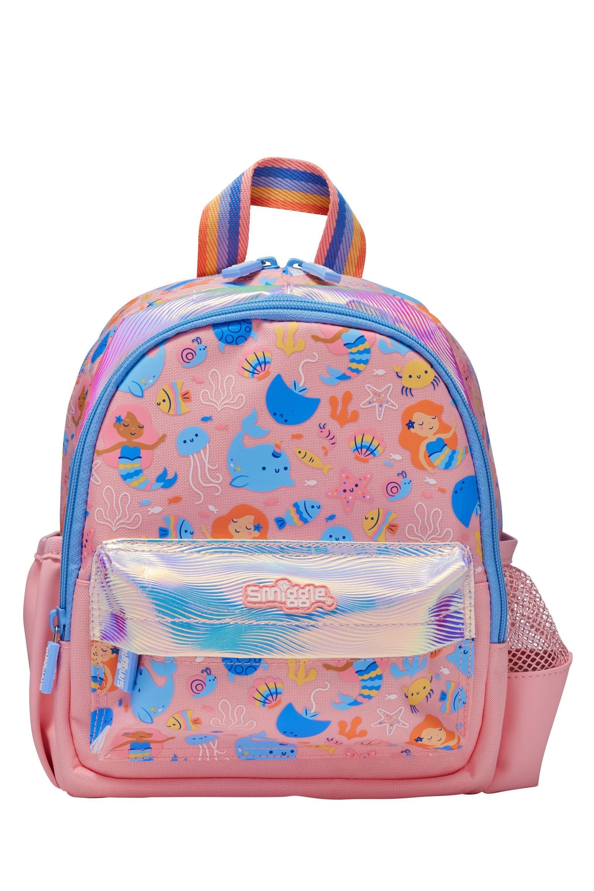 Smiggle Pink Over and Under Teeny Tiny Backpack - Image 3 of 4