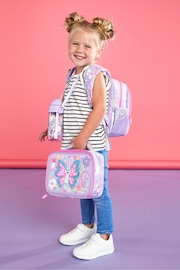 Smiggle Purple Over and Under Teeny Tiny Square Lunchbox - Image 4 of 4