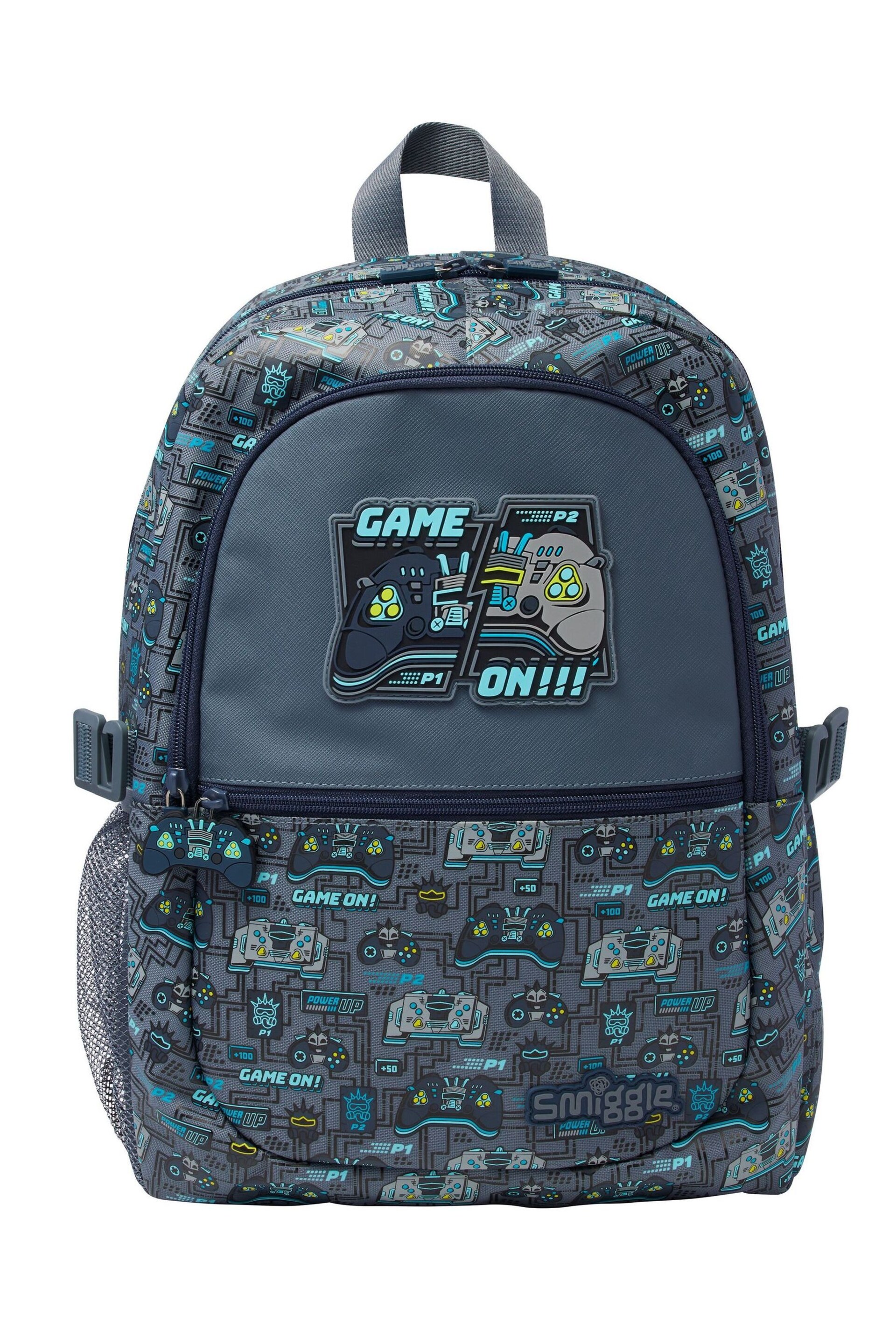 Smiggle Grey Epic Adventures Classic Attach Backpack - Image 4 of 6