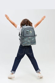 Smiggle Grey Epic Adventures Classic Attach Backpack - Image 6 of 6