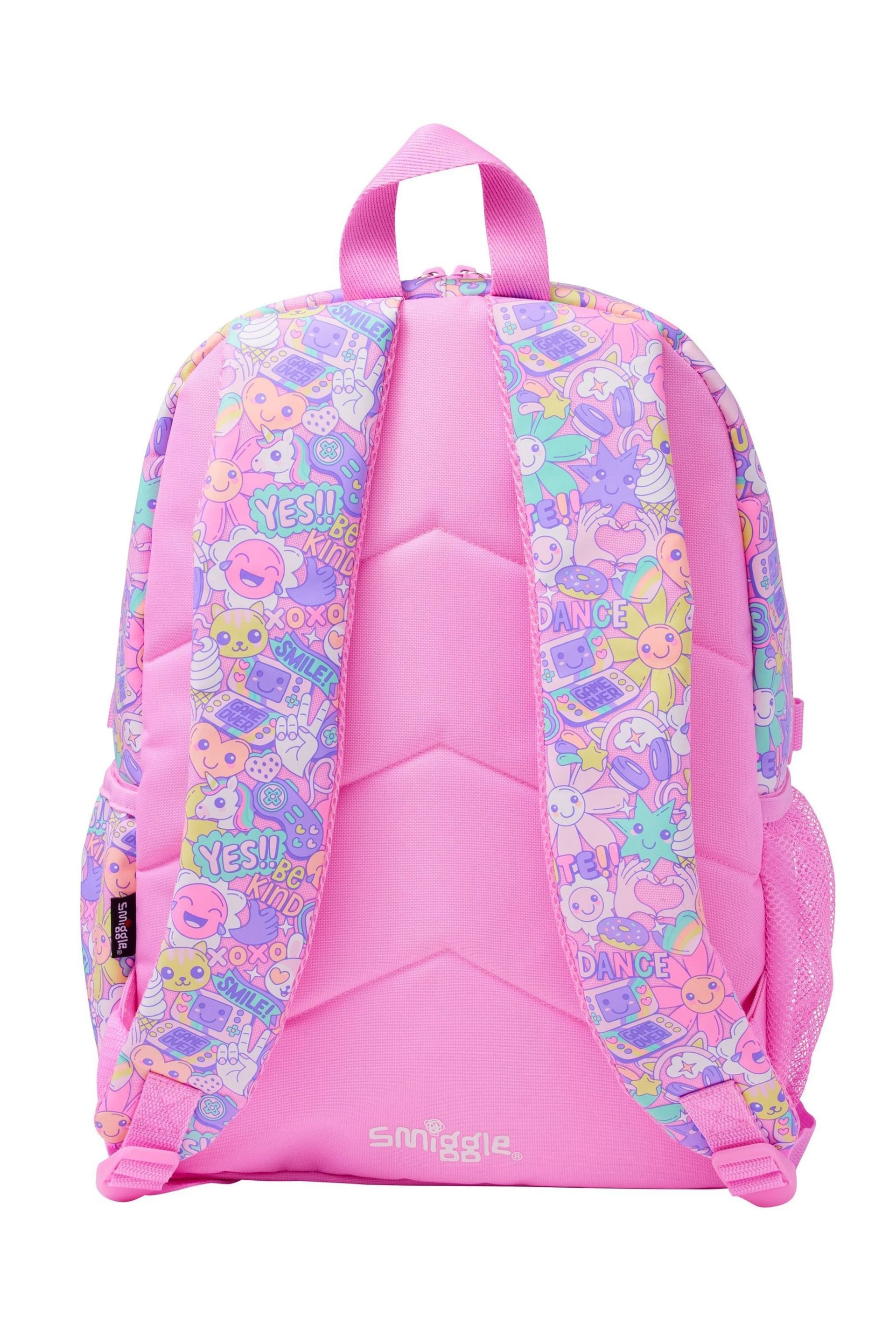 Smiggle Pink Epic Adventures Classic Attach Backpack - Image 4 of 5