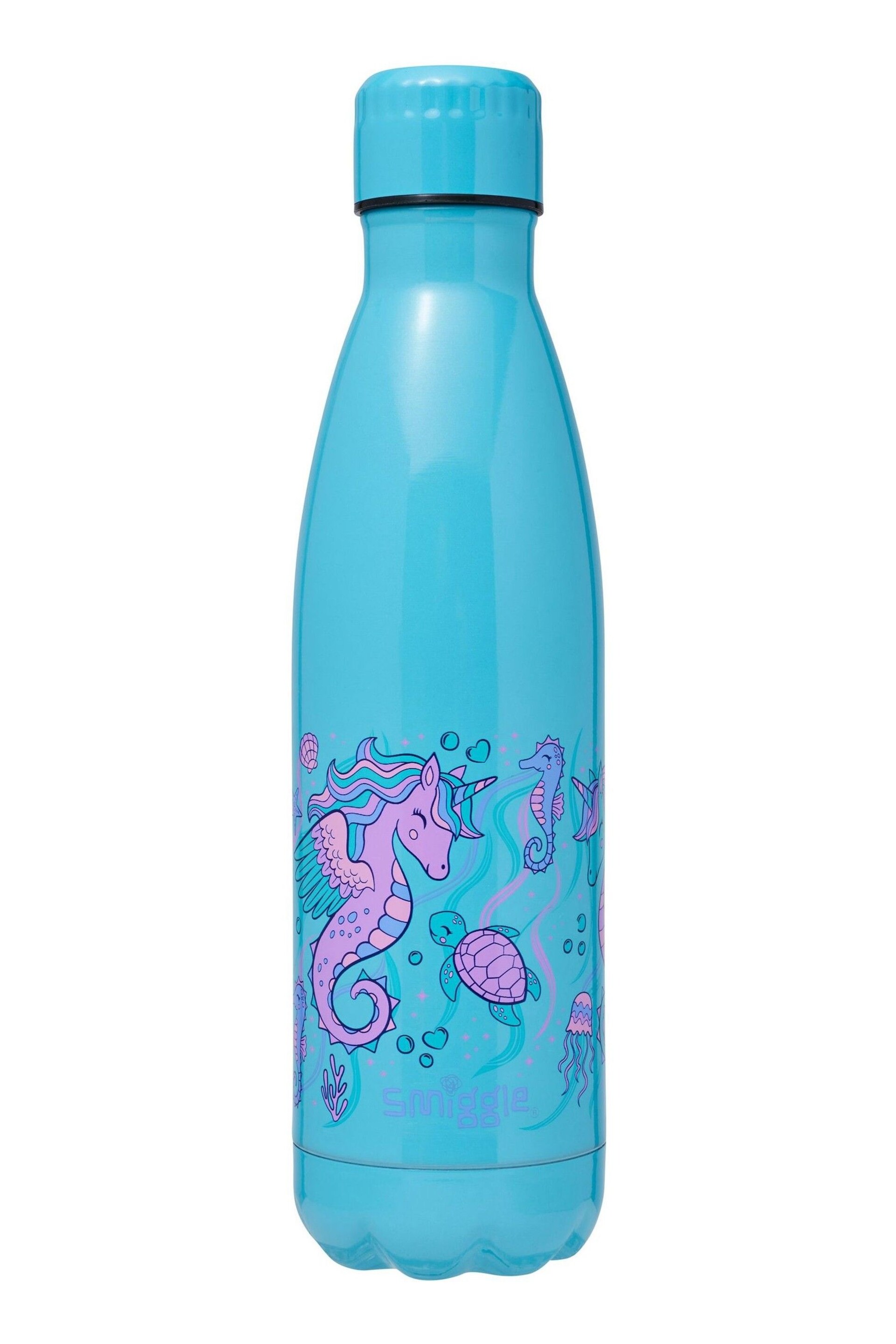 Smiggle Blue/Pink Epic Adventures Wonder Insulated Steel Drink Bottle 500Ml - Image 1 of 1