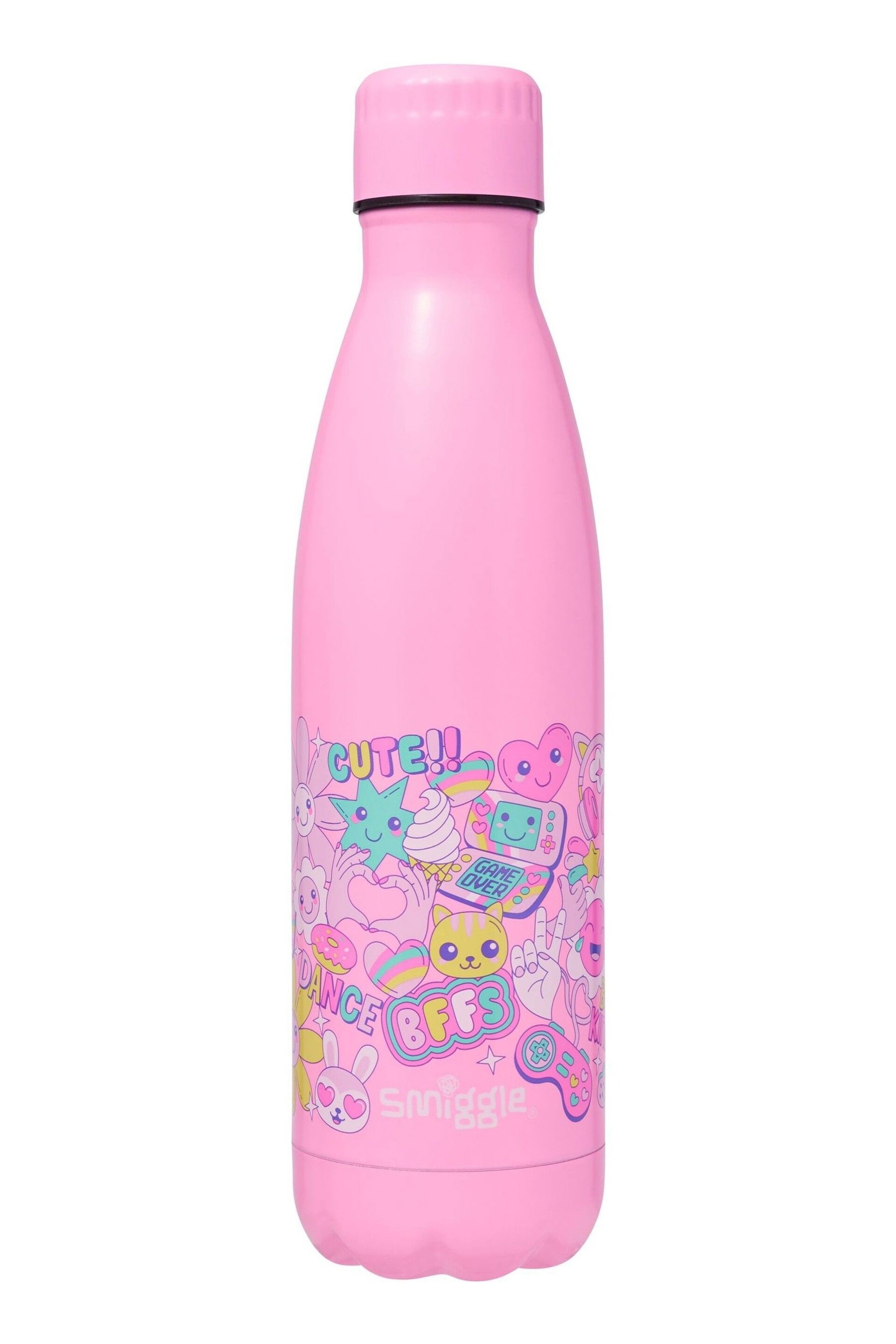 Smiggle Pink Epic Adventures Wonder Insulated Steel Drink Bottle 500Ml - Image 1 of 1