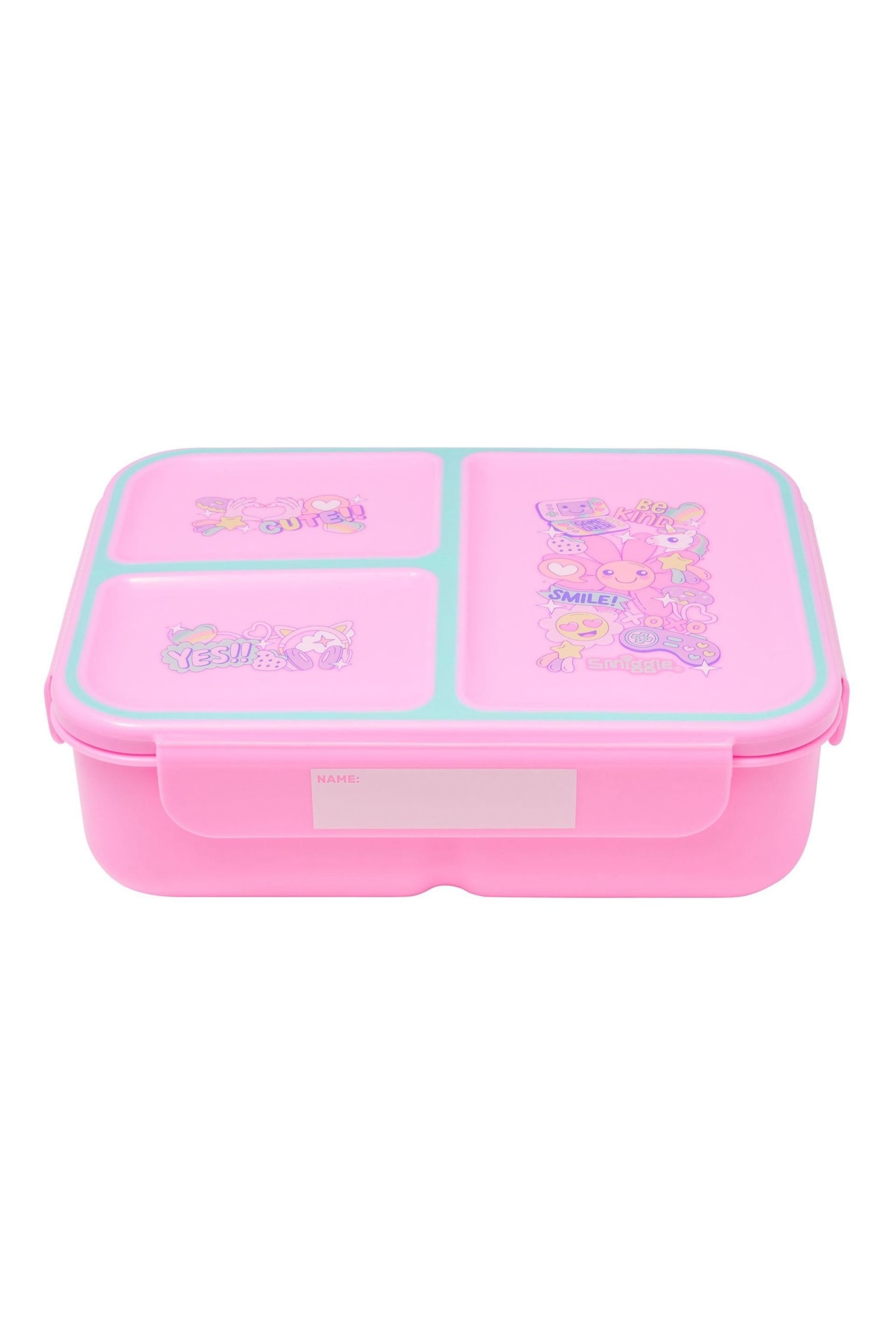 Smiggle Pink Epic Adventures Boost Trio Lunchbox - Image 2 of 3