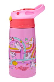 Smiggle Pink Blast Off Junior Stainless Steel Flip Drink Bottle 400Ml - Image 4 of 4