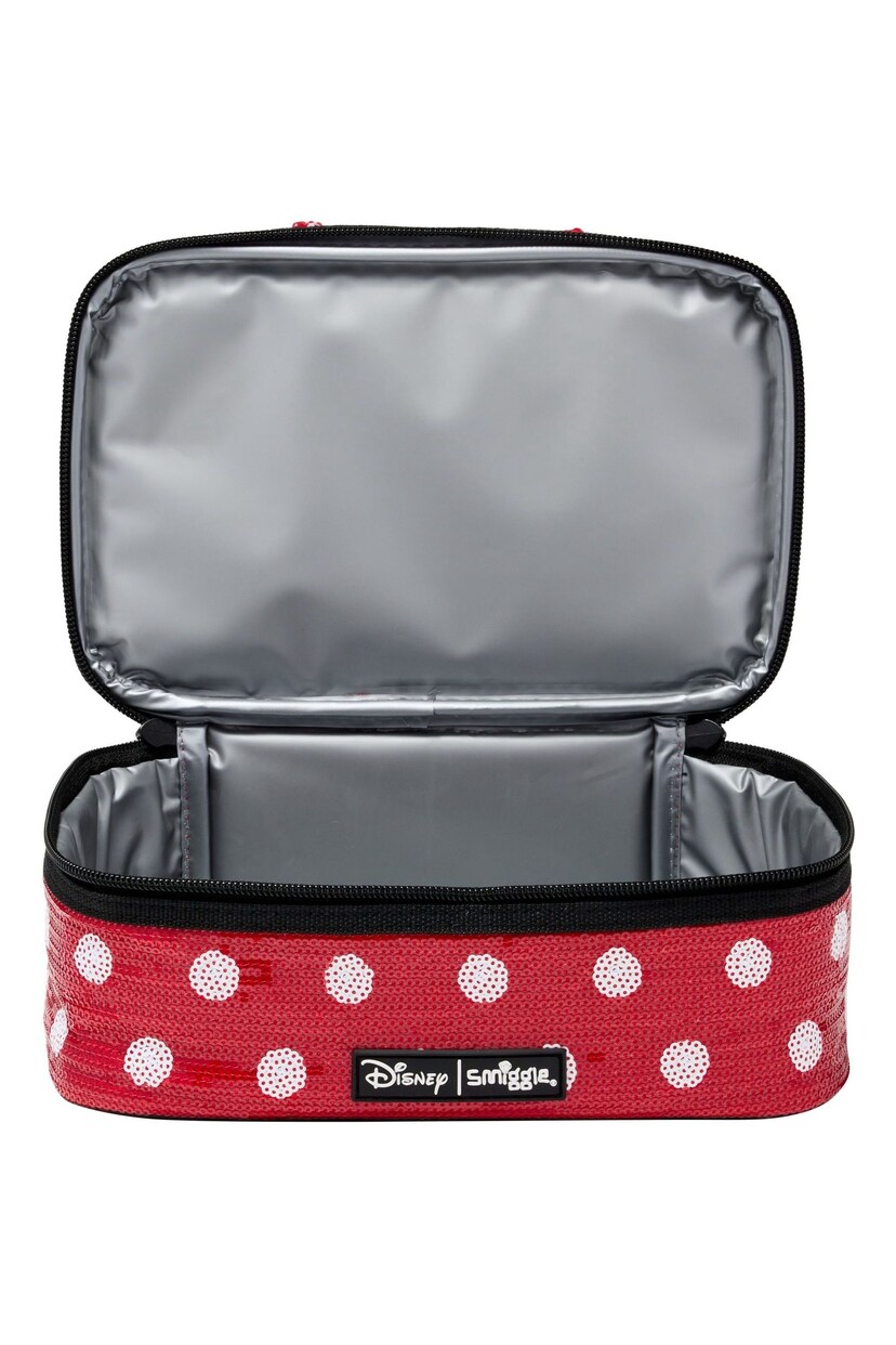Smiggle Red Minnie Mouse Double Decker Lunchbox - Image 3 of 5