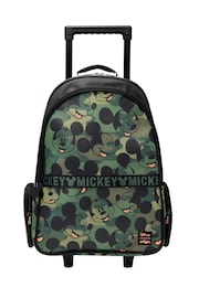 Smiggle Green Mickey Mouse Trolley Backpack with Light Up Wheels - Image 1 of 4
