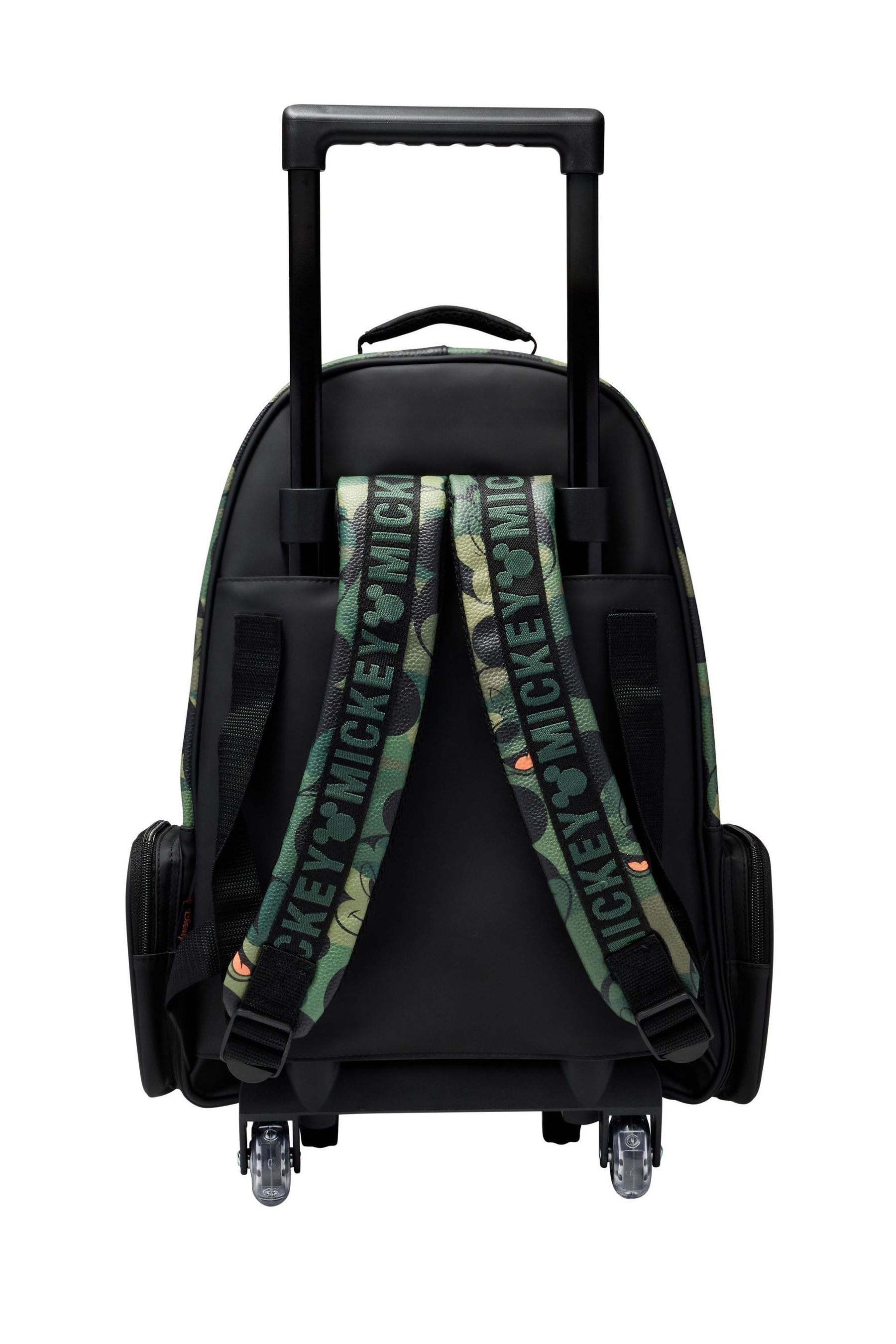 Buy Smiggle Green Mickey Mouse Suitcase Trolley Backpack with Light Up Wheels from the Next UK online shop