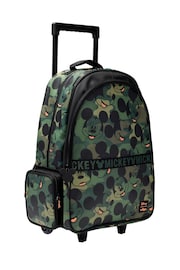 Smiggle Green Mickey Mouse Trolley Backpack with Light Up Wheels - Image 3 of 4