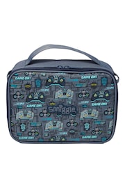 Smiggle Grey Epic Adventures Oblong Attach Lunchbox - Image 1 of 5