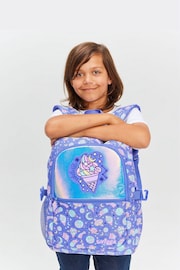 Smiggle Purple Epic Adventures Classic Attach Backpack - Image 3 of 7