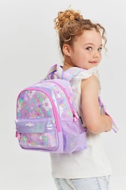 Smiggle Purple Over and Under Teeny Tiny Backpack - Image 1 of 4