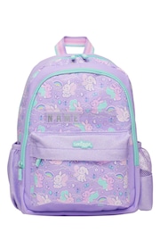 Smiggle Purple Blast Off Junior Id Backpack - Image 2 of 6