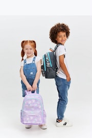 Smiggle Purple Blast Off Junior Id Backpack - Image 6 of 6