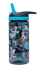 Smiggle Grey Blast Off Junior Plastic Drink Bottle 440Ml - Image 2 of 2