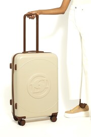 Dune London Cream Onella Medium Suitcase 68cm - Image 1 of 4