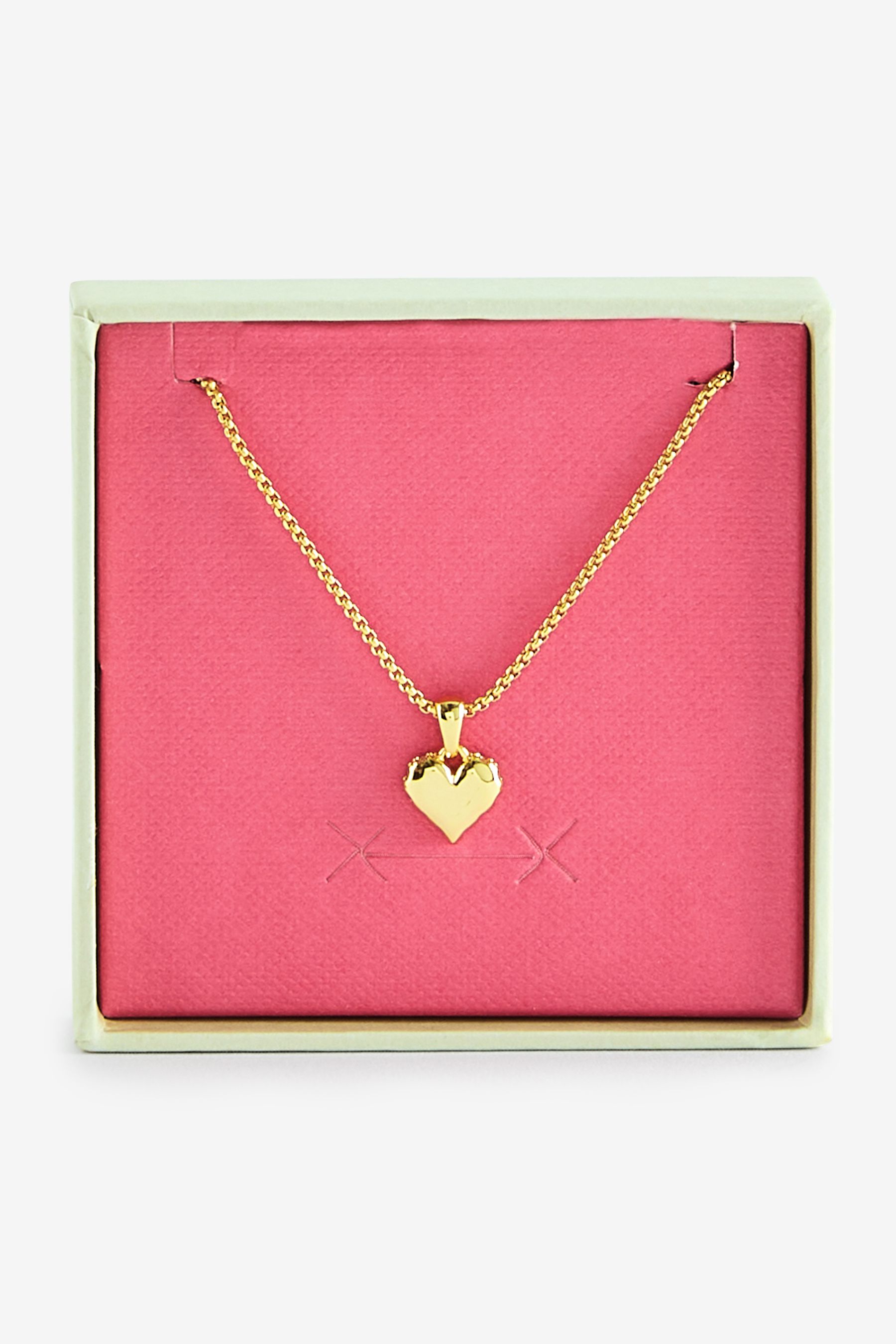 Buy Ted Baker Gold Tone SARROHA Crystal Sparkle Heart Pendant Necklace from Next Luxembourg