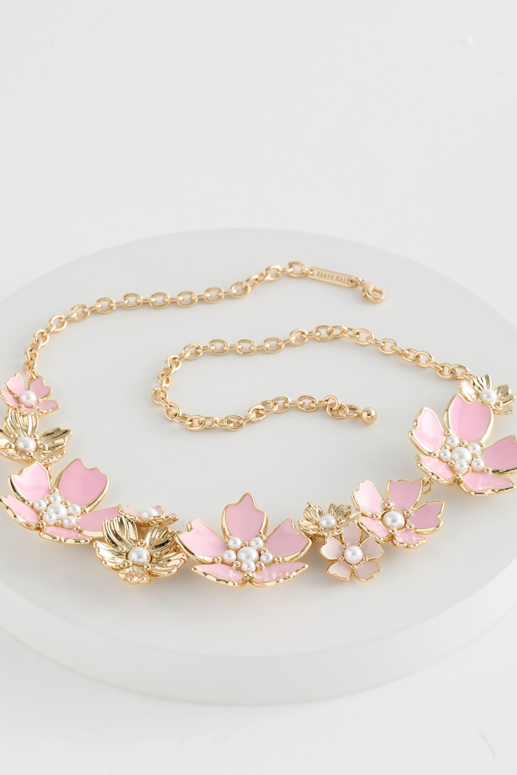 Buy Ted Baker Gold Tone PETARLA Flower Statement Necklace from Next Luxembourg