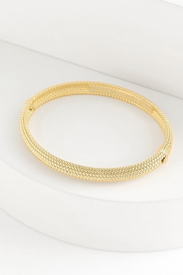 Ted Baker Gold Tone DOTETT: Dotty Bangle Bracelet - Image 2 of 3