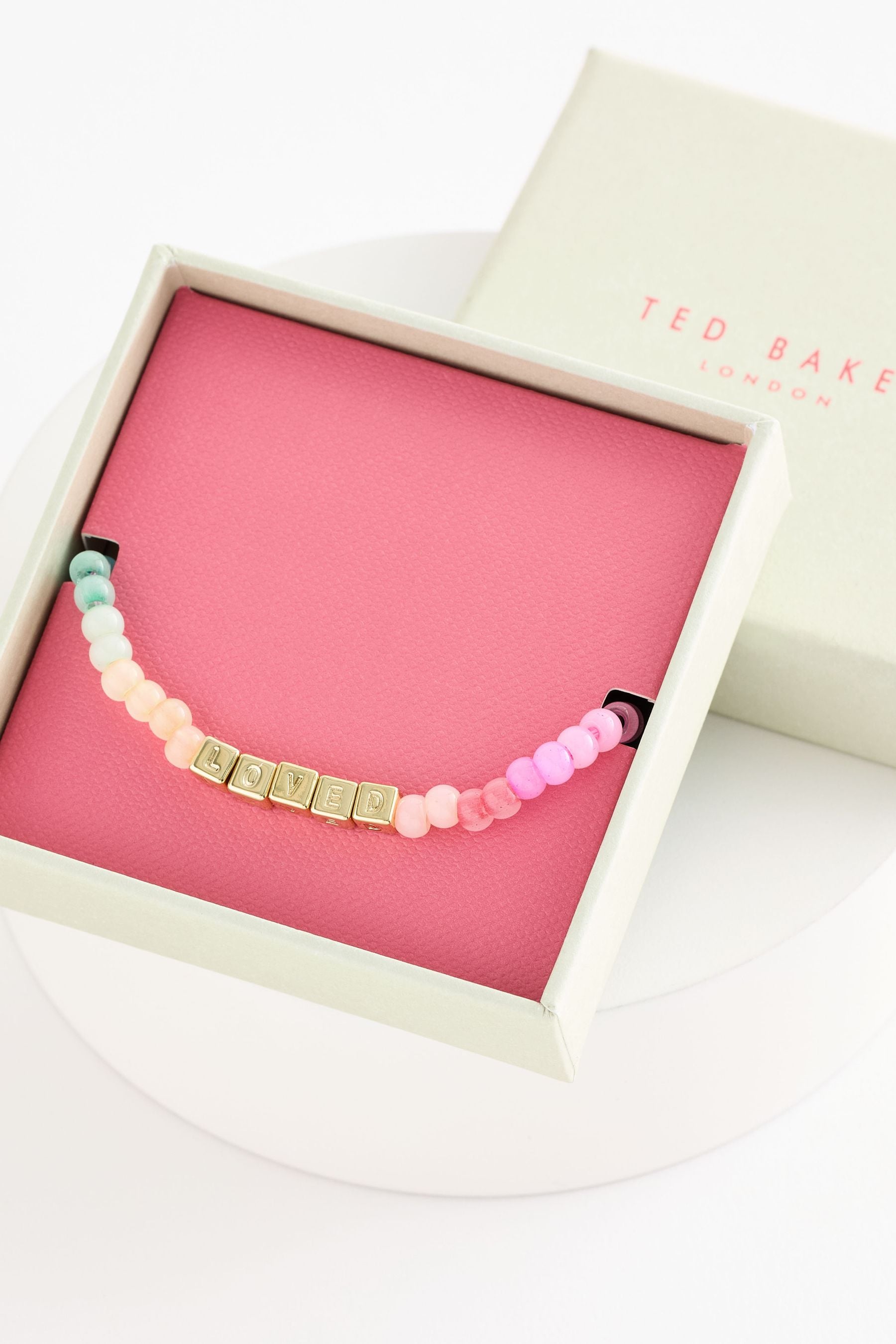 Buy Ted Baker Gold Tone SWEETIA Loved Beaded Adjustable Bracelet from Next Germany