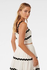 Forever New White Roxy Ric Rac Top - Image 4 of 5