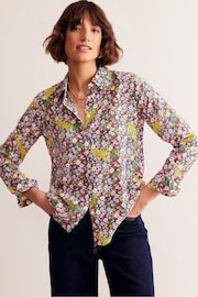 Boden Pink Petite Sienna Silk Shirt - Image 2 of 5