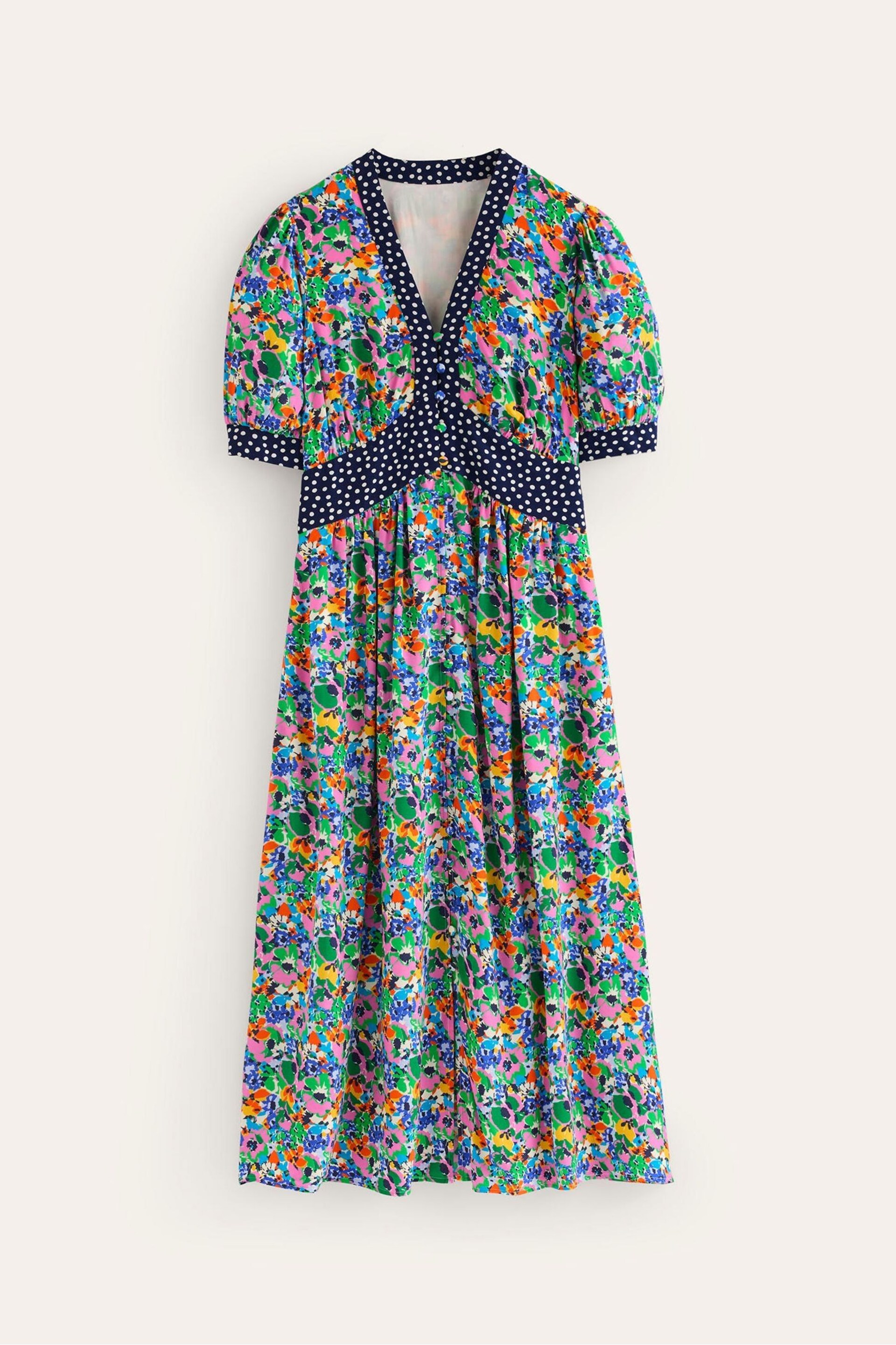 Boden Blue Petite Elsa Midi Tea Dress - Image 5 of 5