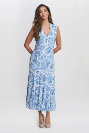 Gina Bacconi Blue Lolita Sleeveless Summer Dress - Image 2 of 5