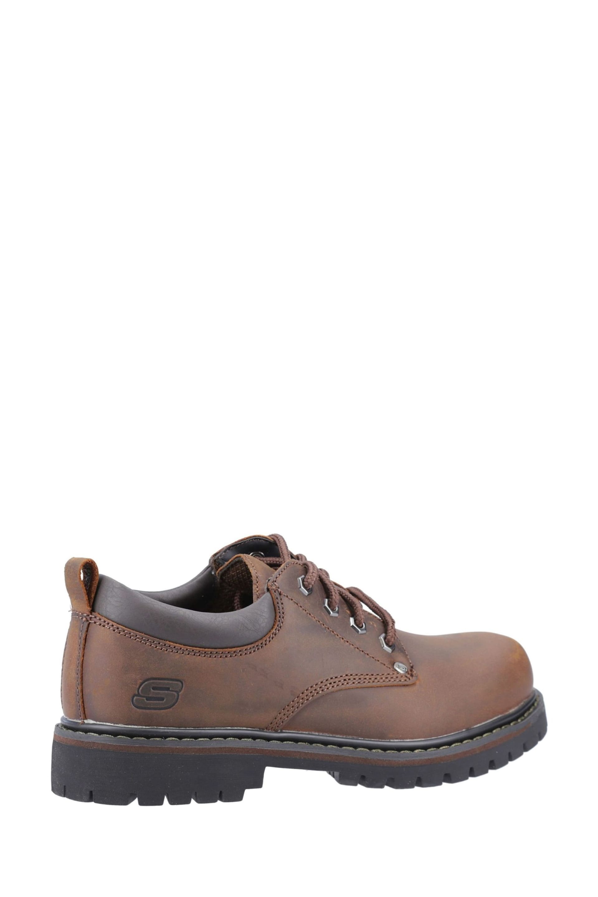 Skechers Brown Mens Tom Cats Shoes - Image 3 of 4