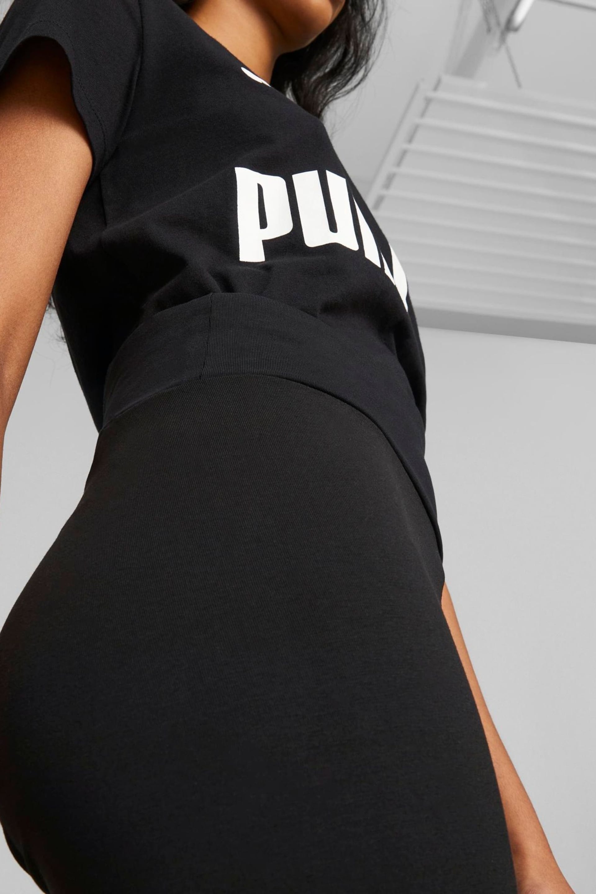 Puma Black Classics Womens Short Leggings - Image 4 of 5