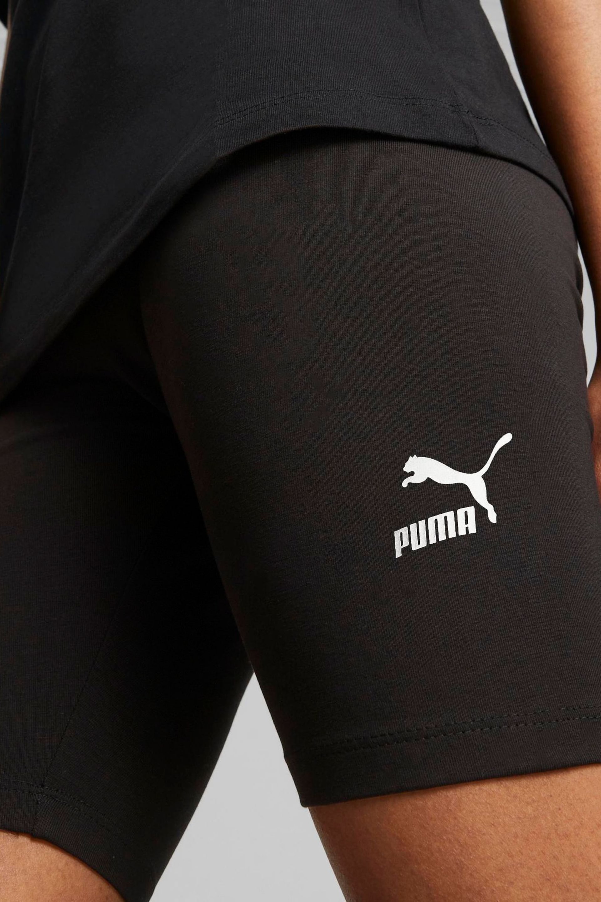 Puma Black Classics Womens Short Leggings - Image 5 of 5