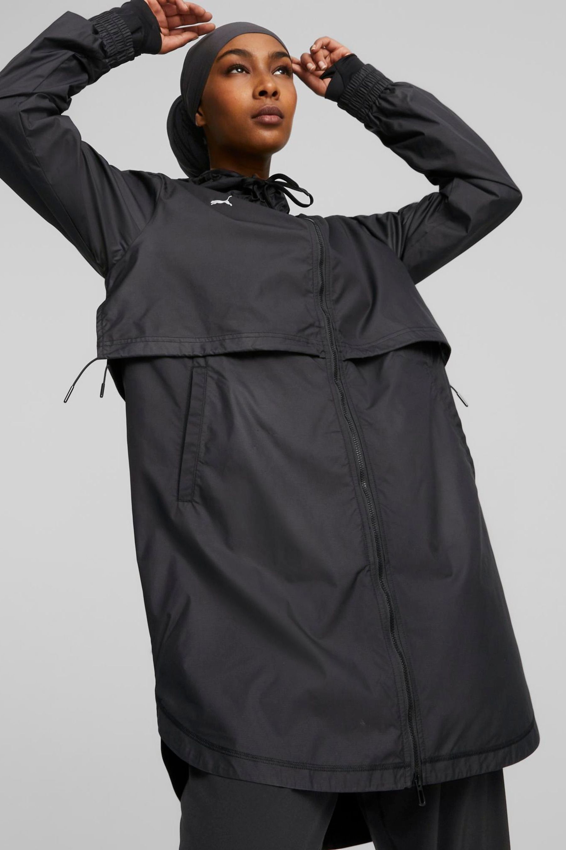 Buy Puma Black Womens Modest Activewear Training Rain Jacket from the Next UK online shop