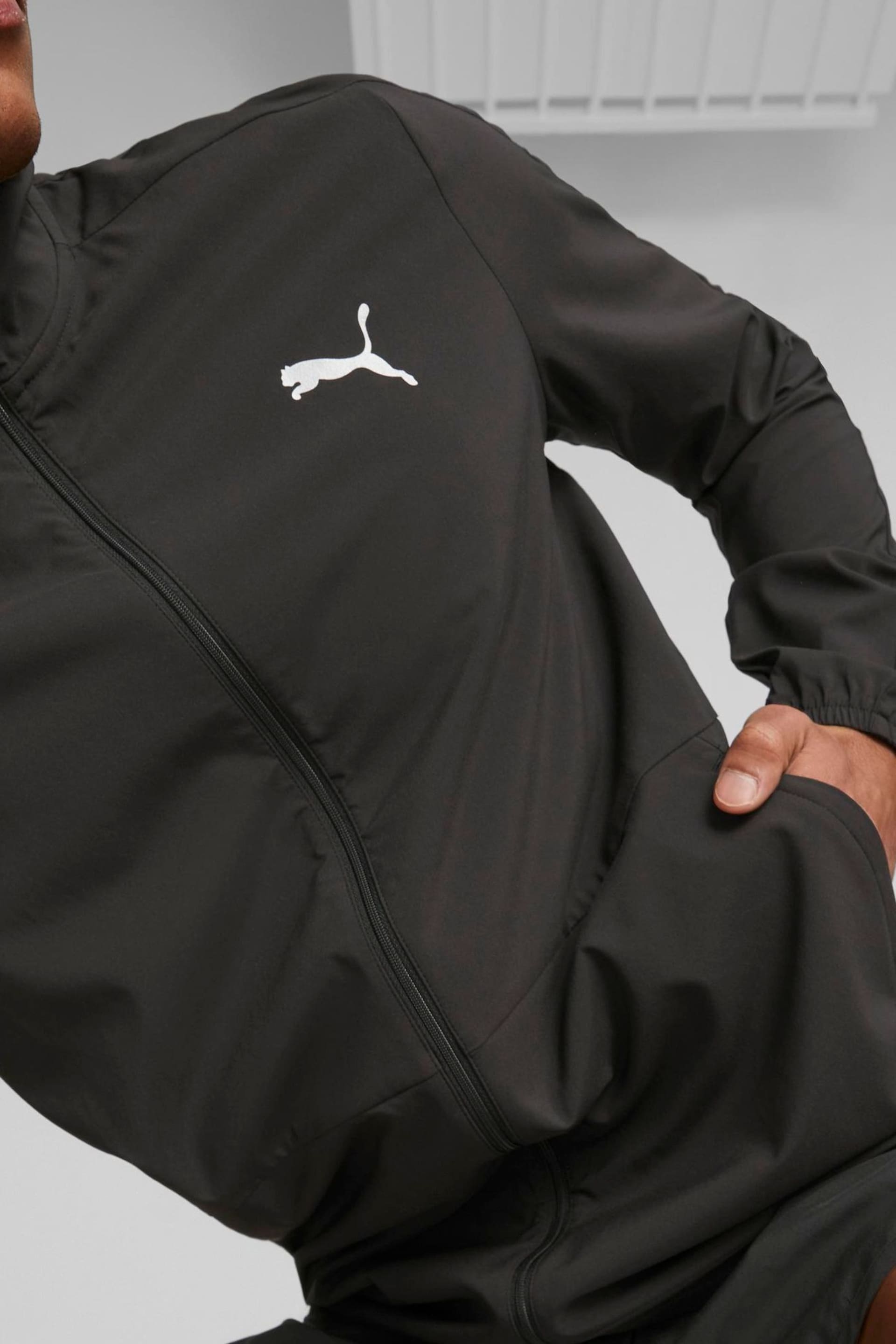 Puma Black Mens Run Favourite Woven Running Jacket - Image 5 of 6