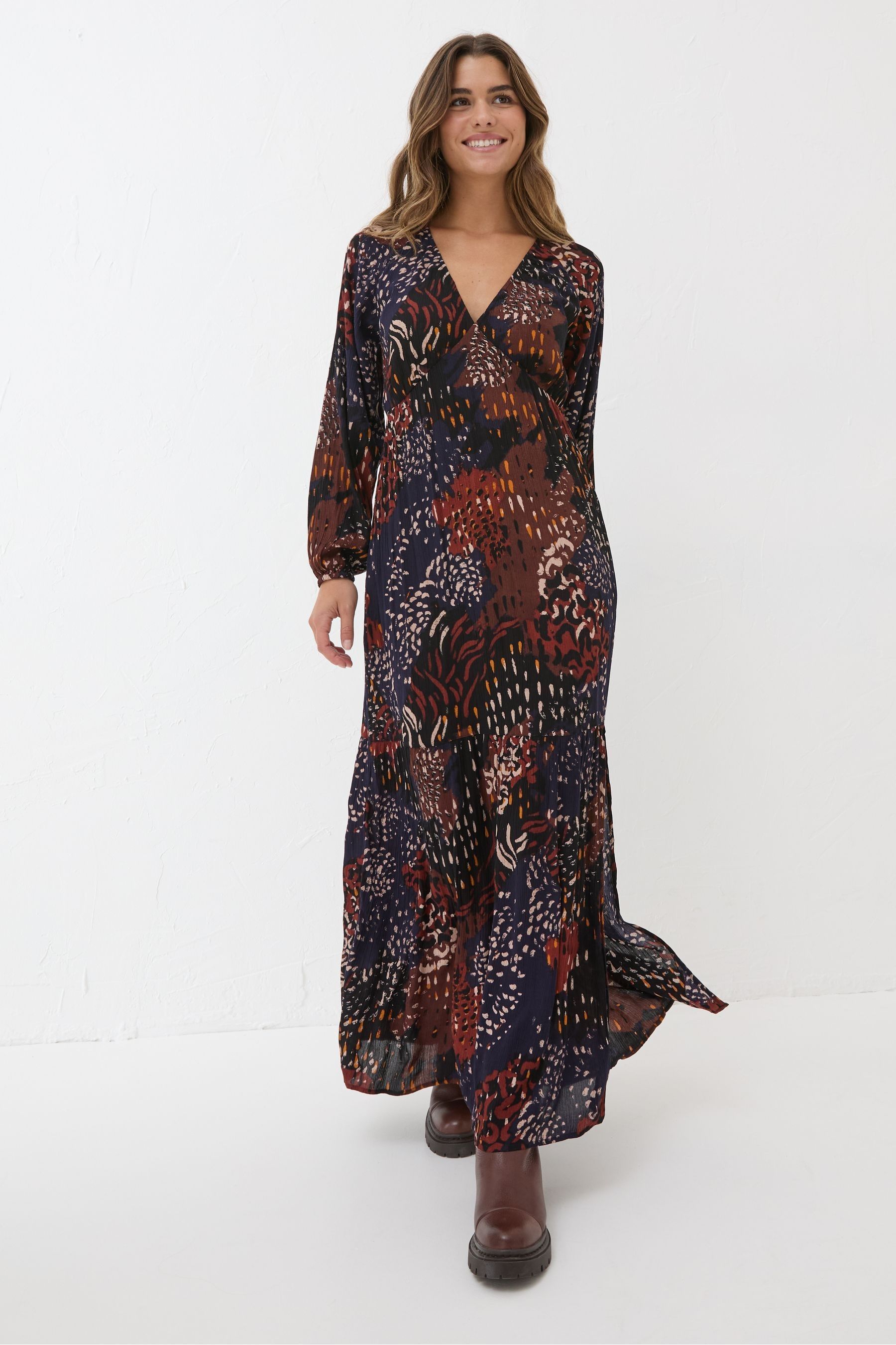 Noelle wrap dress outlet