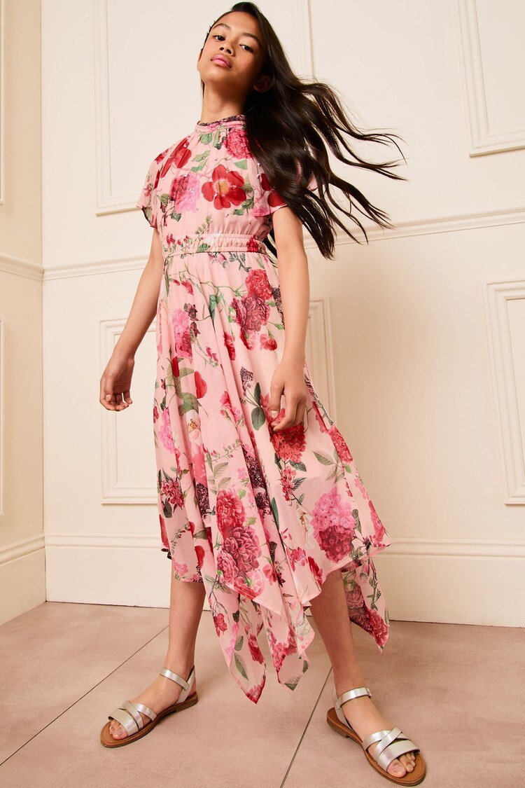 SIMPLE MELODY FLORAL HANKY DRESS main image 1