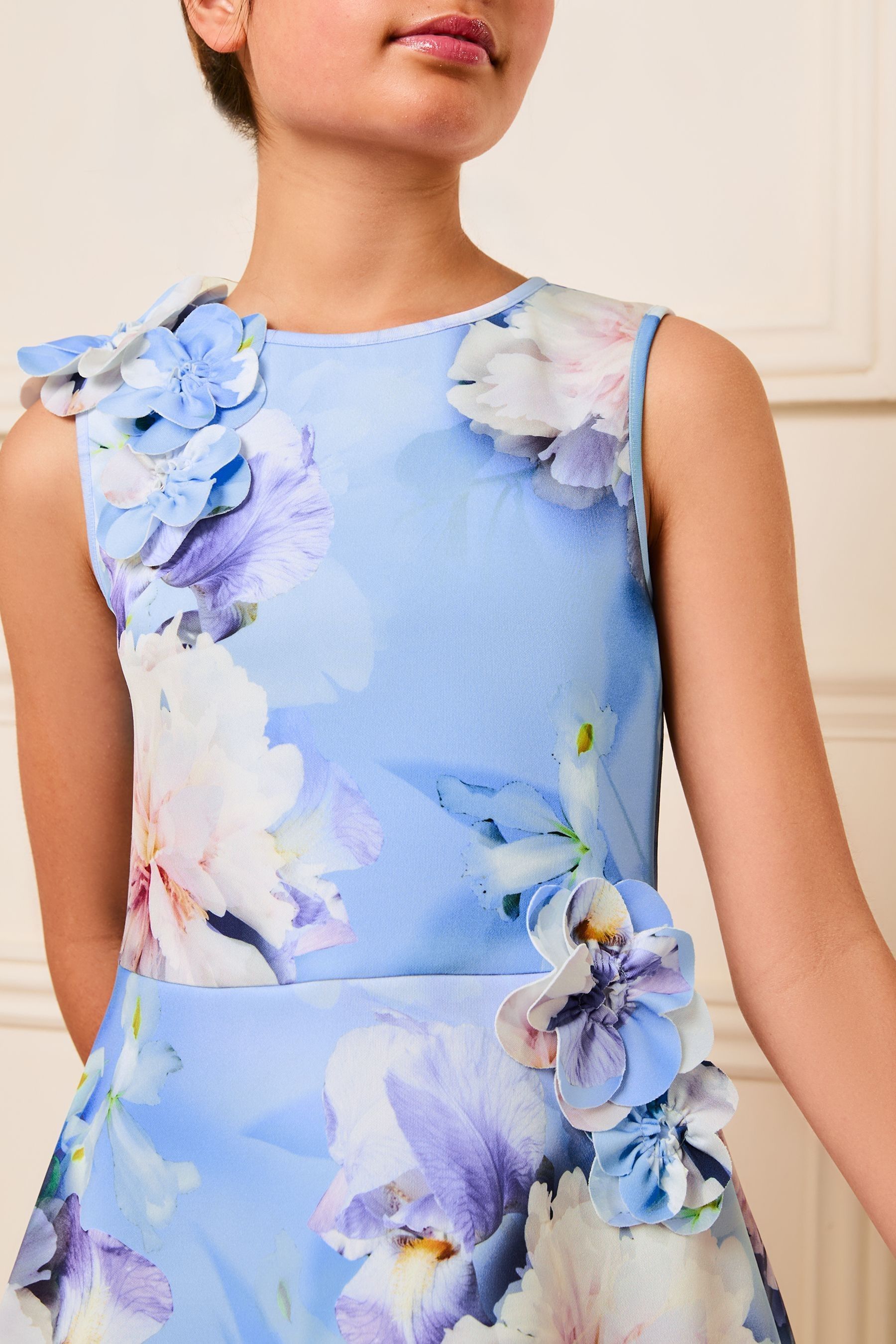 Lipsy girl scuba floral print dress shop