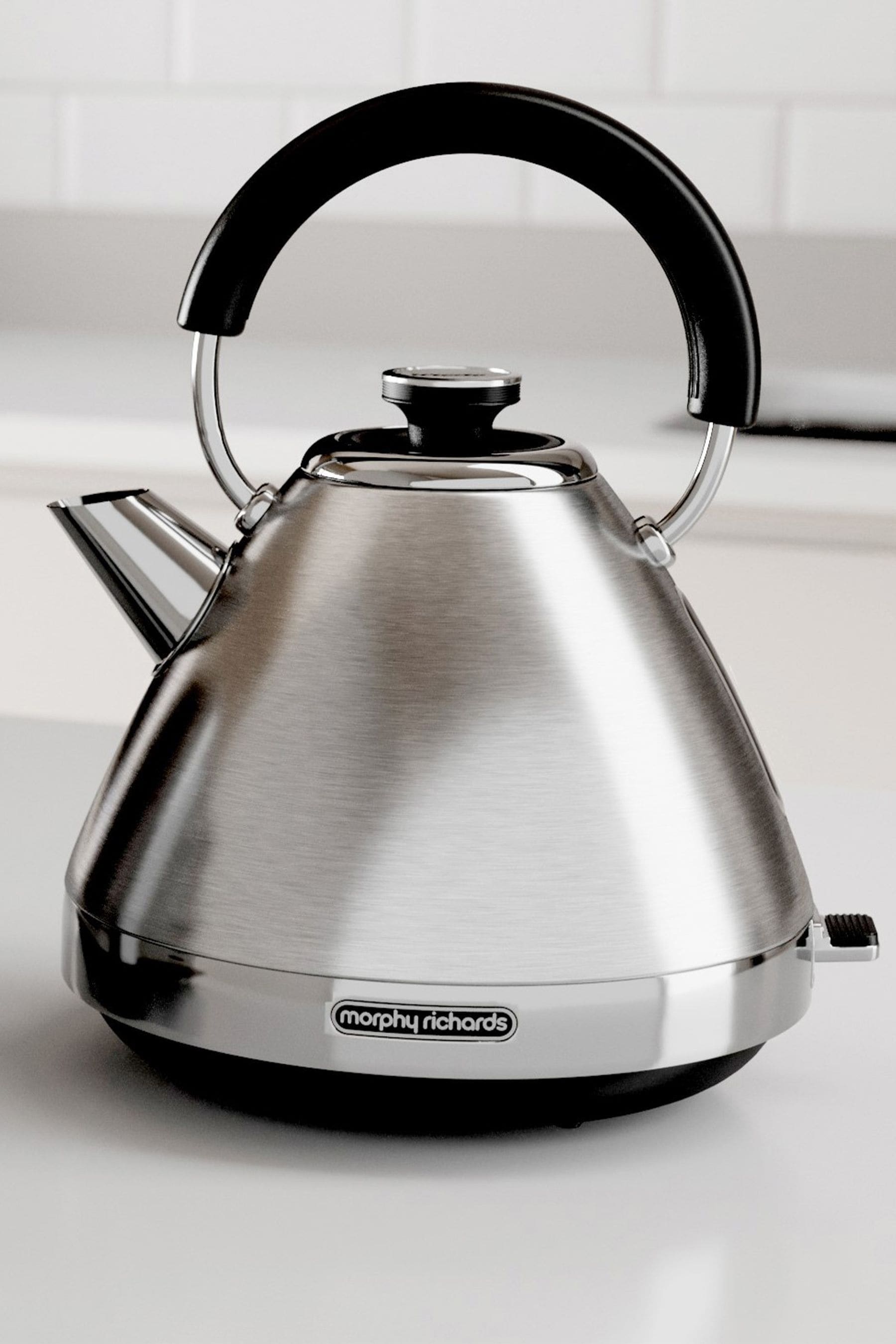 Morphy richards silver kettle shop