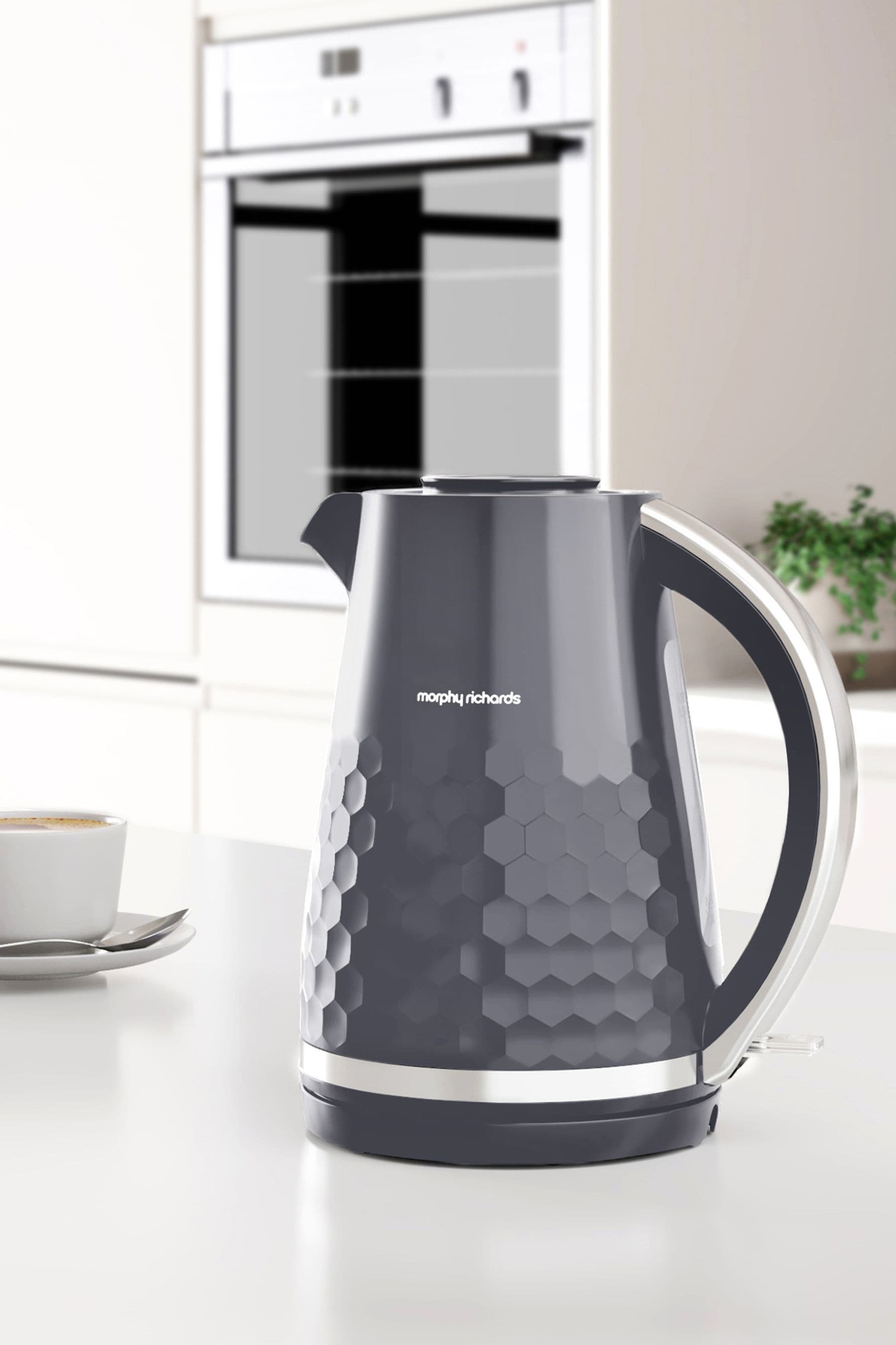 Morphy richards grey kettle on sale